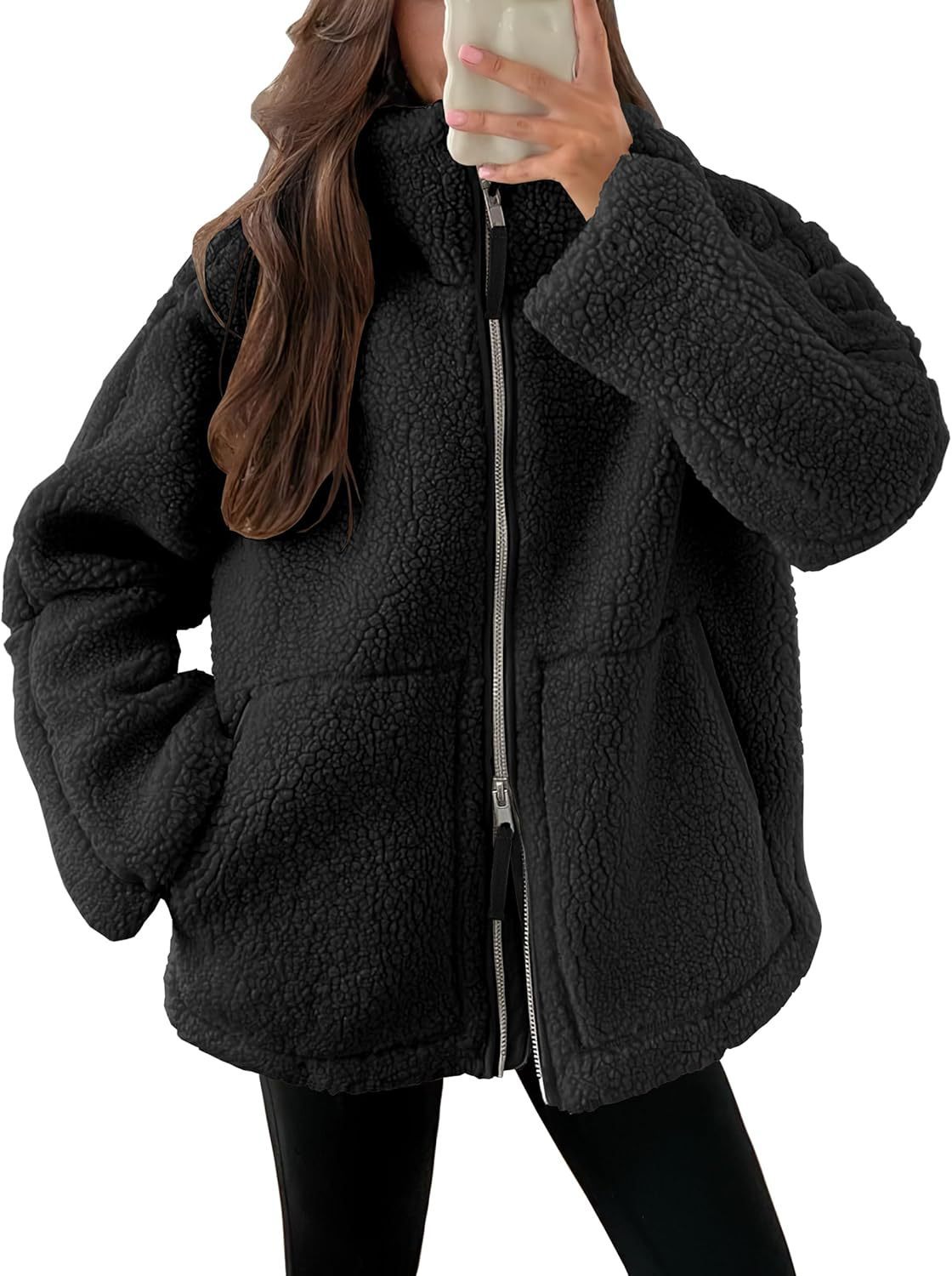 Kobieca Bluza Fleece Oversize