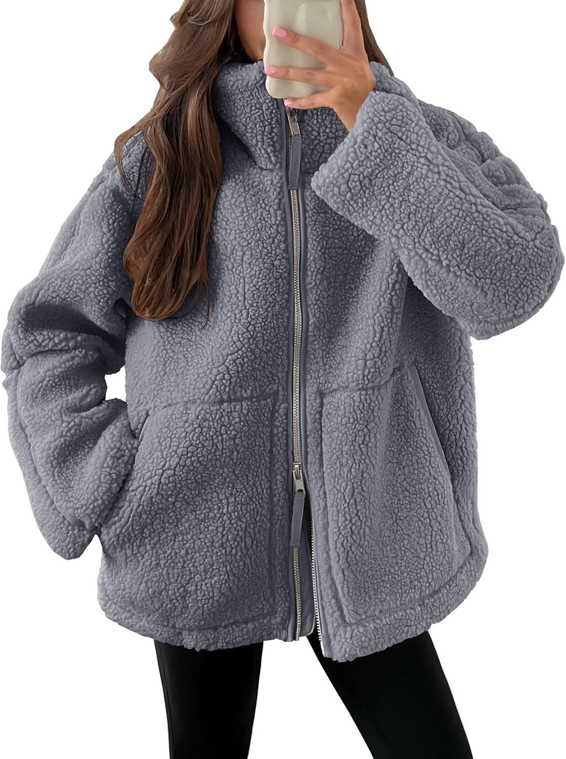 Kobieca Bluza Fleece Oversize