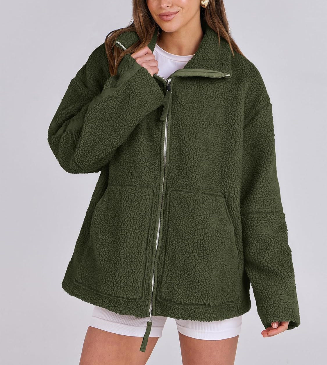 Kobieca Bluza Fleece Oversize