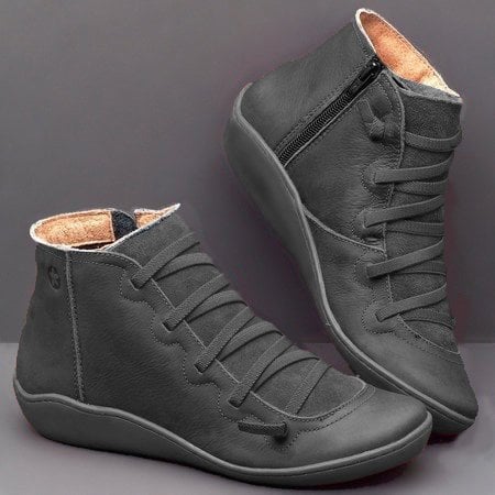 Skórzane Buty Wspierające dla Kobiet