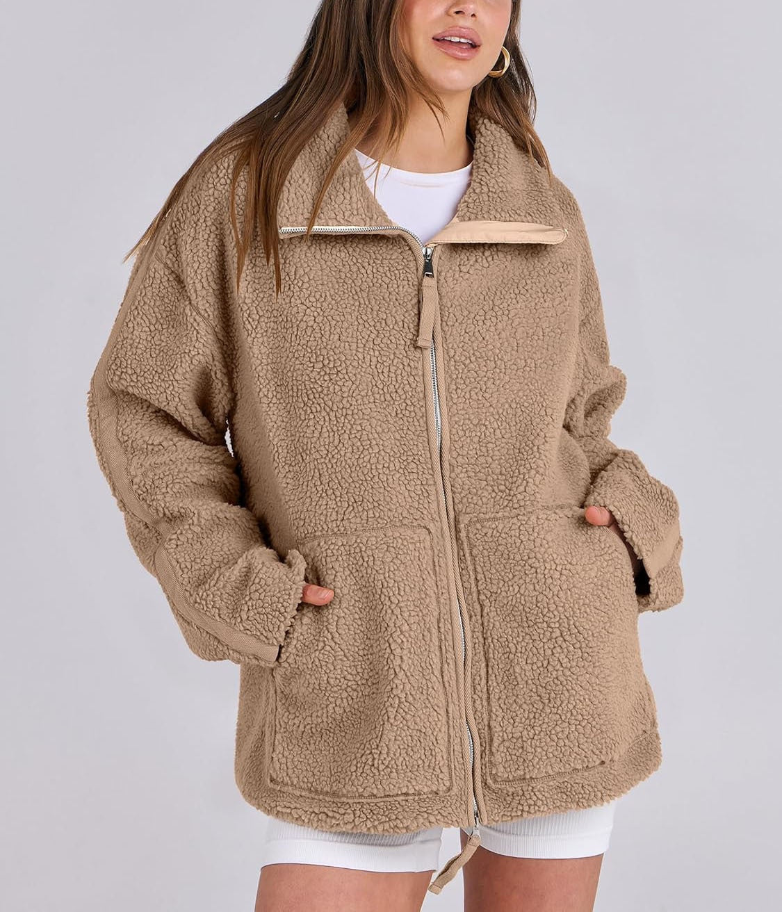 Kobieca Bluza Fleece Oversize