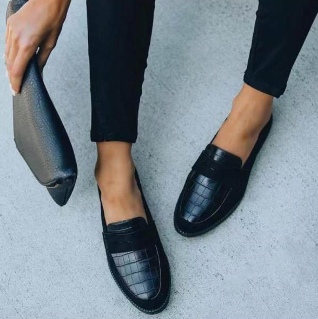 Eleganckie damskie mokasyny wsuwane