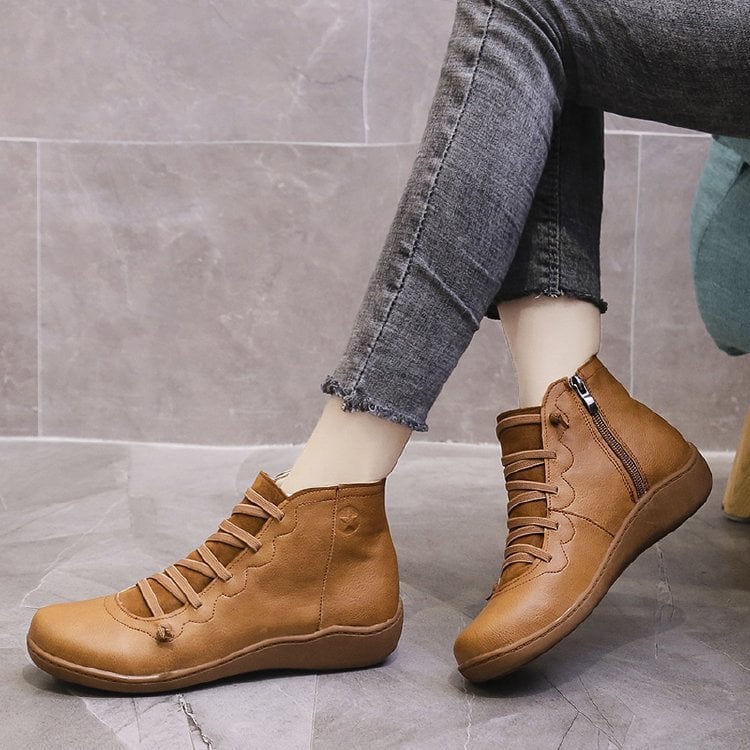 Skórzane Buty Wspierające dla Kobiet