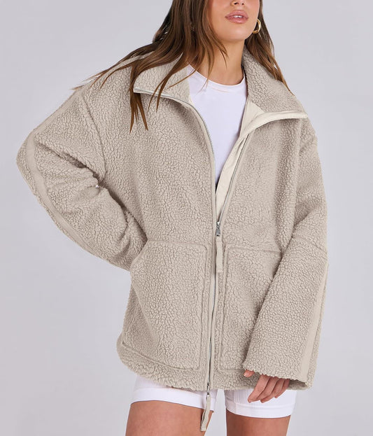 Kobieca Bluza Fleece Oversize