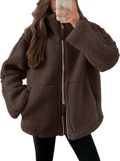 Kobieca Bluza Fleece Oversize