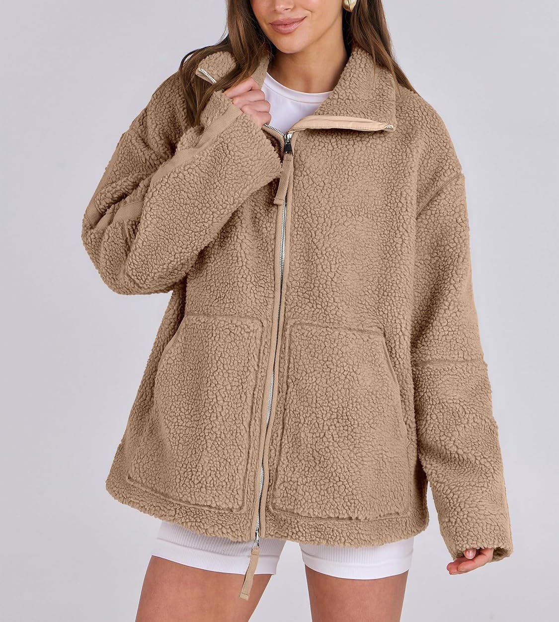 Kobieca Bluza Fleece Oversize