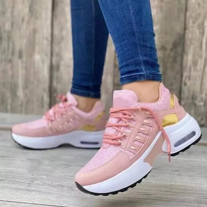 Lekkie Damskie Sneakersy Wspierające Stopy