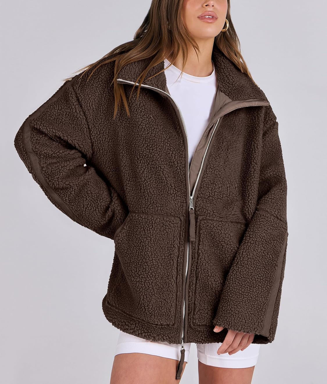 Kobieca Bluza Fleece Oversize