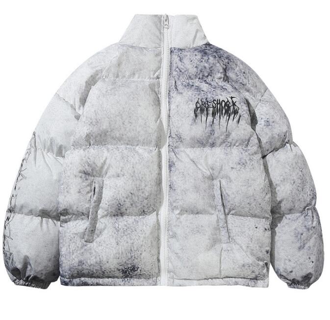 Męska Kurtka Puchowa w Stylu Streetwear