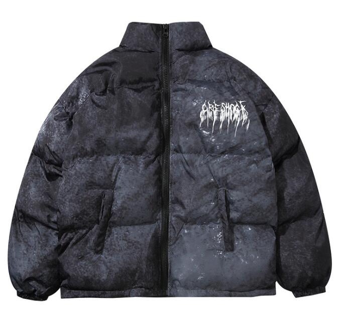 Męska Kurtka Puchowa w Stylu Streetwear
