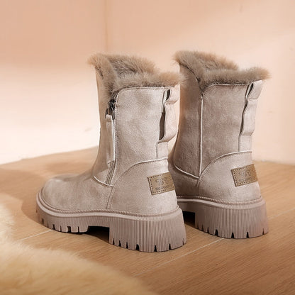 Eleganckie Damskie Buty Zimowe