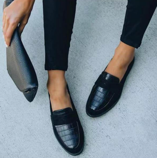 Eleganckie damskie mokasyny wsuwane