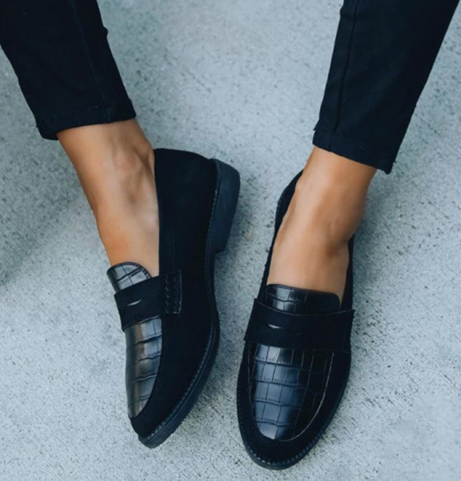Eleganckie damskie mokasyny wsuwane
