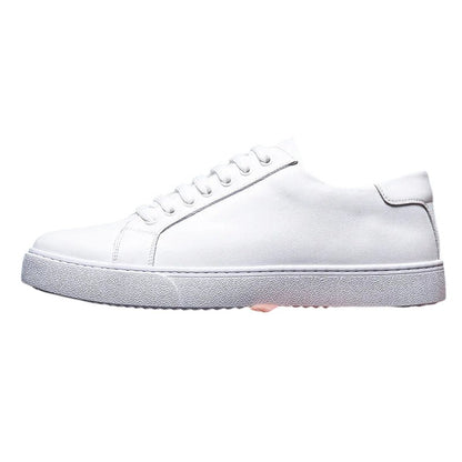 Eleganckie Męskie Skórzane Sneakersy