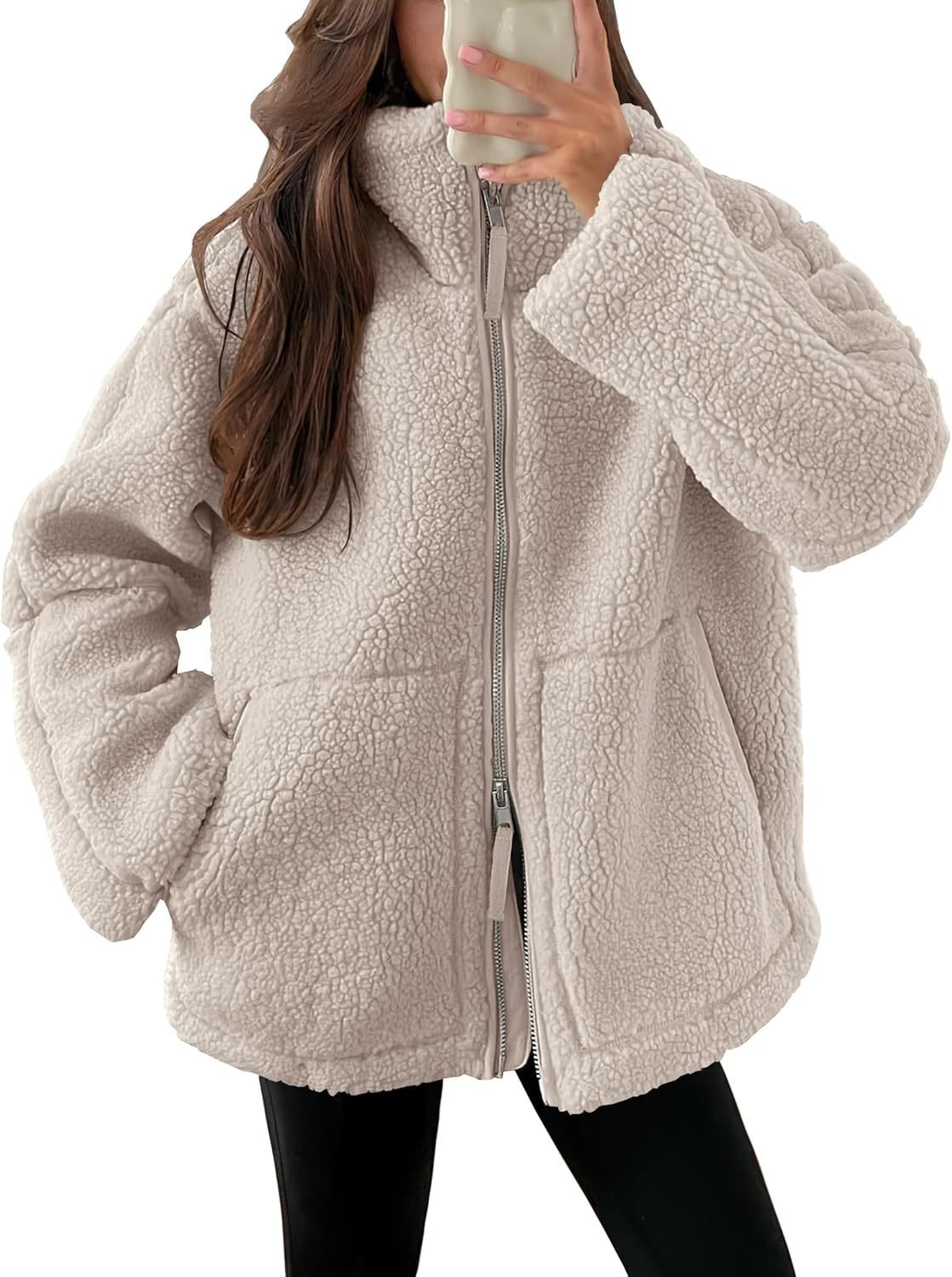Kobieca Bluza Fleece Oversize