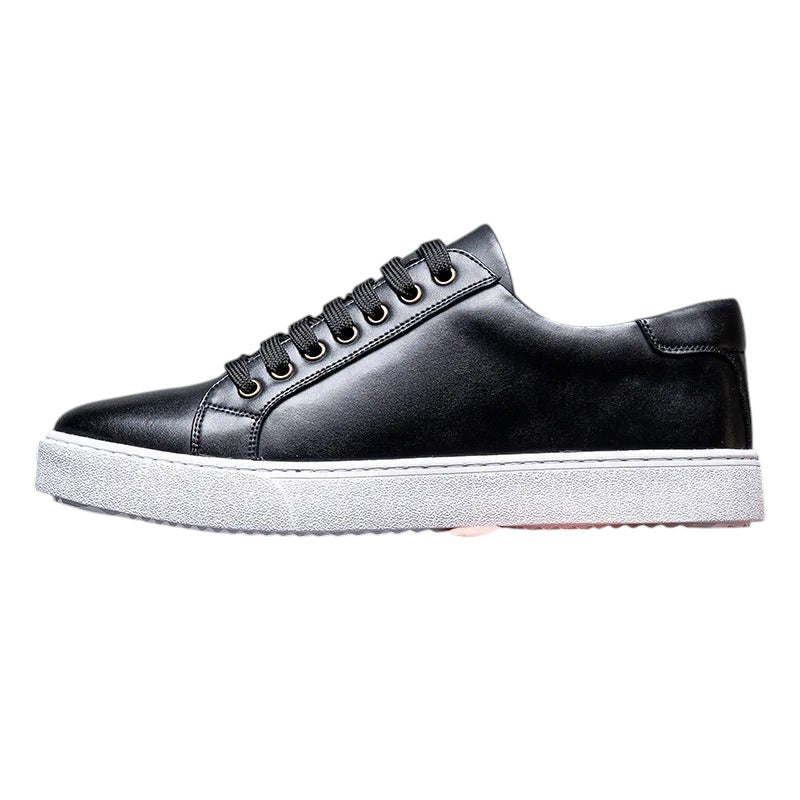 Eleganckie Męskie Skórzane Sneakersy
