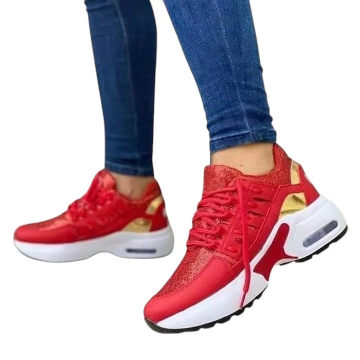 Lekkie Damskie Sneakersy Wspierające Stopy