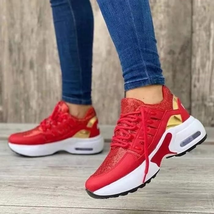 Lekkie Damskie Sneakersy Wspierające Stopy