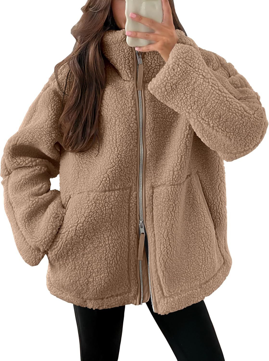 Kobieca Bluza Fleece Oversize
