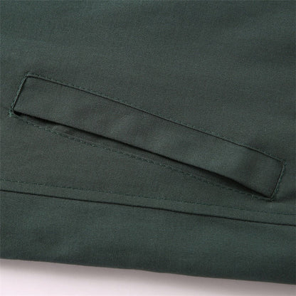 Męska Kurtka Vintage w Stylu Militarnym