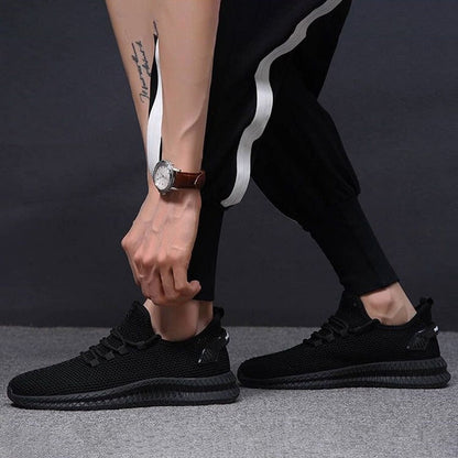 Męskie sportowe sneakersy z oddychającą siateczką